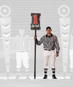 Rogers Athletic Stadium Pro Down Marker W/ Standard Pole