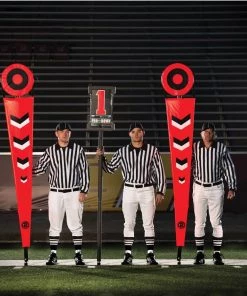 Rogers Athletic Rogers Stadium Pro Chain Set W/ Pro Down Standard Poles Chain Sets & Down Markers