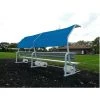 Bison Inc. Bleachers Solid Color Portable No-Tip Covered Bench 2 Bison Inc. Bleachers Solid Color Portable No-Tip Covered Bench