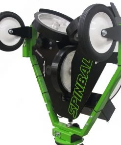 Spinball Wizard 3 Wheel Baseball Pitching Machine Baseball Pitching Machines