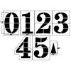 Trigon Sports 6' Pro-Style Football Stencil Kit - 1/16" Field Number And Hash Mark Stencils