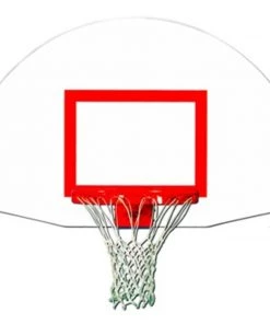 Trigon Sports Fan-Shaped Steel Backboard W/ Target