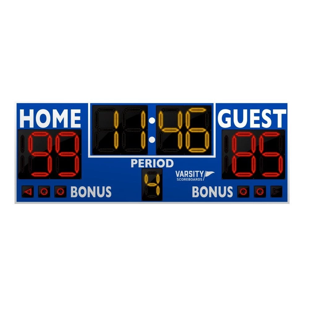 Varsity Scoreboards Model 2236 Basketball/Multisport Scoreboard 3 Varsity Scoreboards Model 2236 Basketball/Multisport Scoreboard