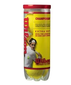 Athletic Connection Tennis Wilson Championship Tennis Balls 3-Pack