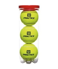 Athletic Connection Tennis Wilson Practice Tennis Balls - 3-Pack